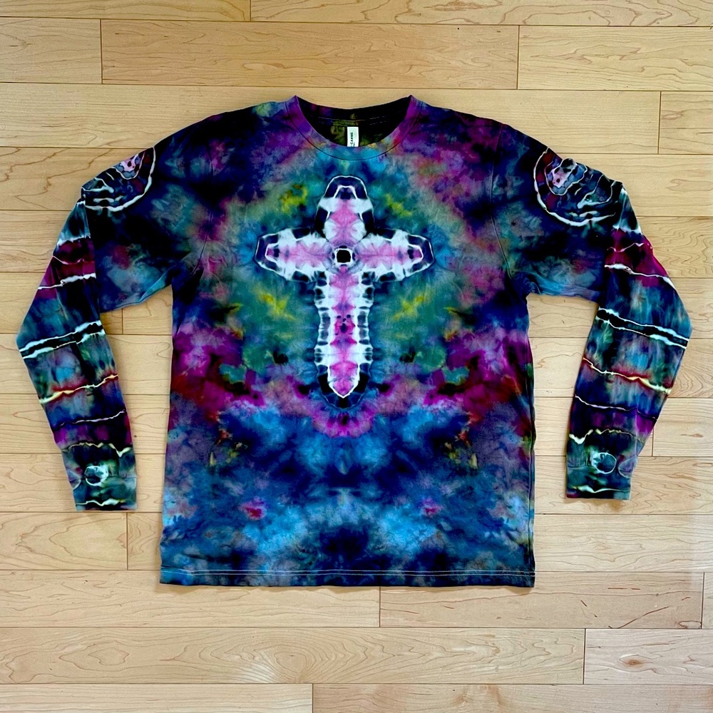 Bella and Canvas Hand Dyed Large Long Sleeve